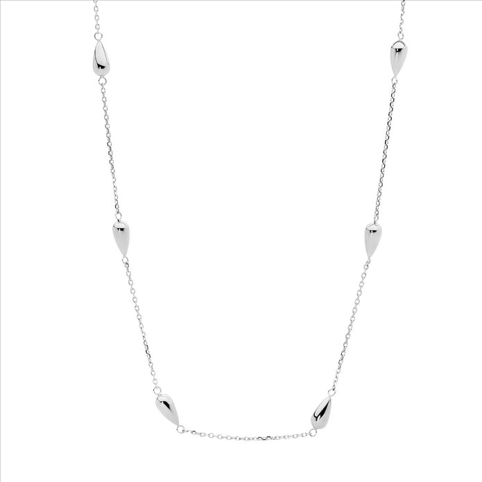 Ellani Stainless Steel Tear Drop Necklace