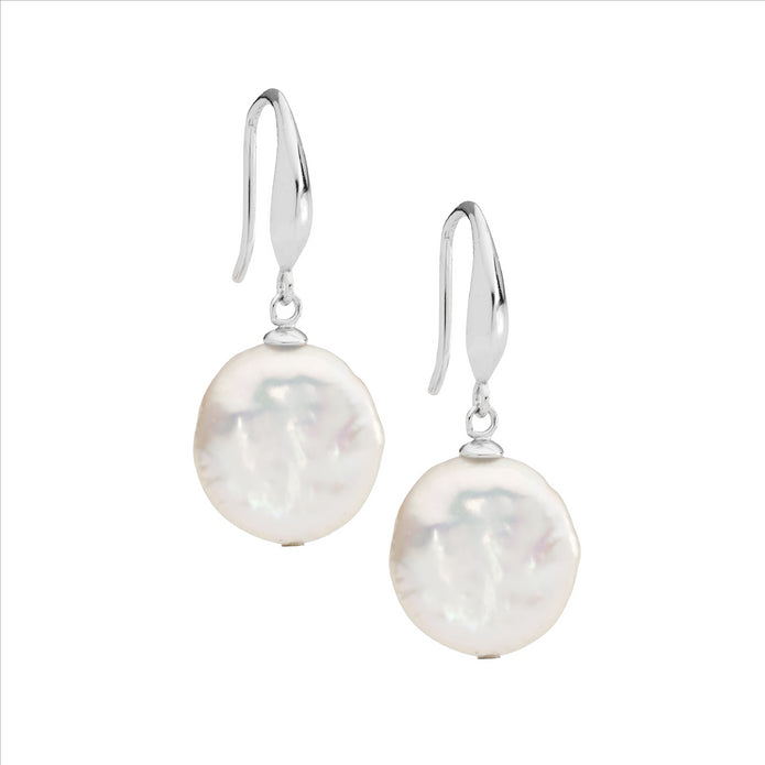 Sterling Silver Pearl Drop Earrings