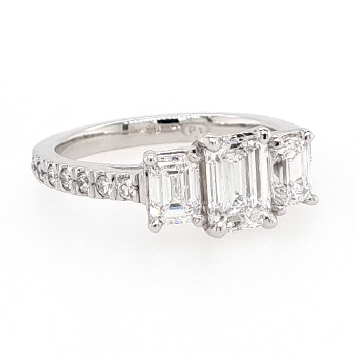 Platinum Trilogy Diamond Ring