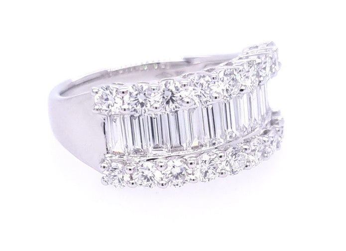 18ct White Gold Diamond Ring 6