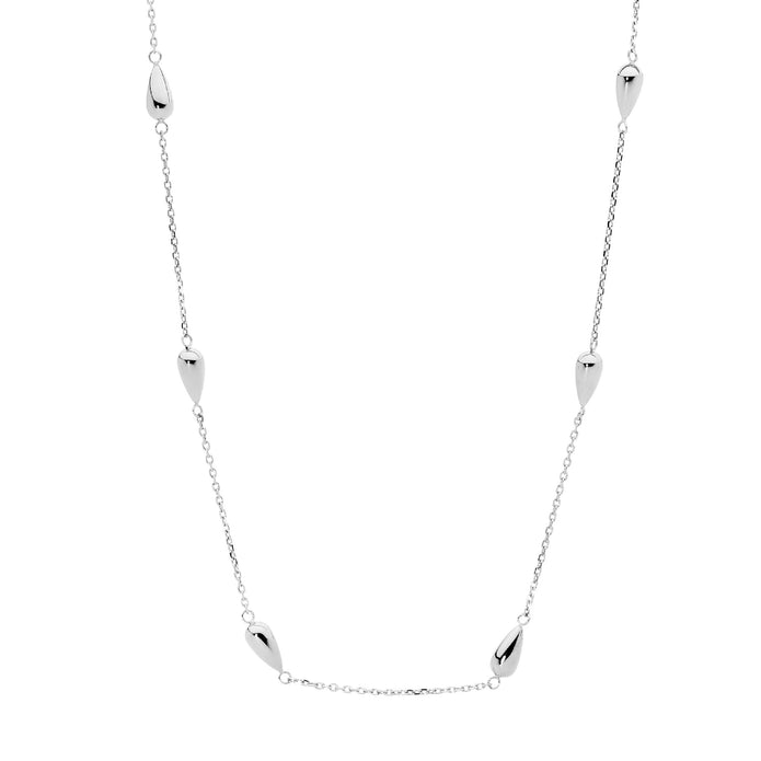 Ellani Stainless Steel Tear Drop Necklace