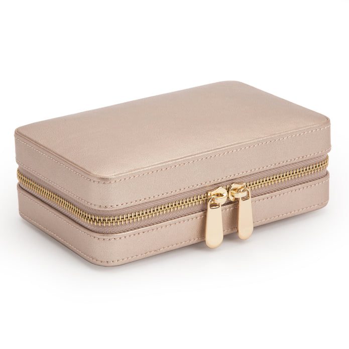 Wolf Palermo Zip Rose Leather Case