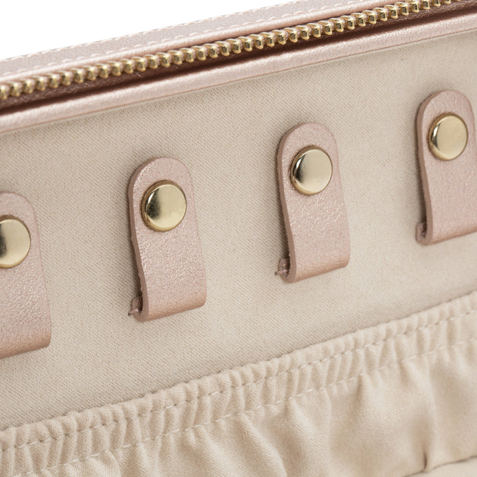 Wolf Palermo Zip Rose Leather Case