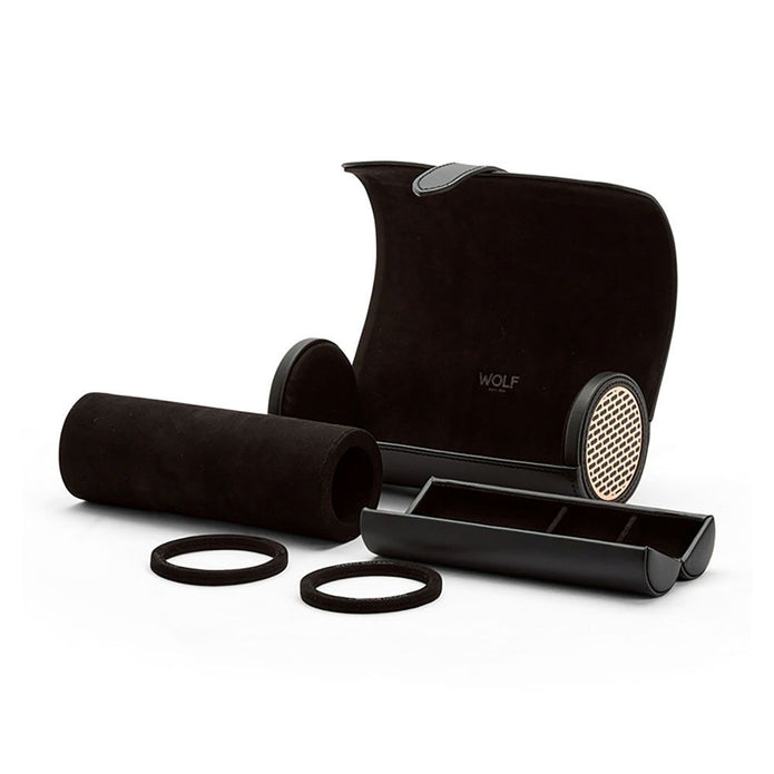 Wolf Axis Triple Watch Roll Black/copper