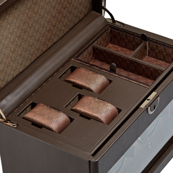 Wolf 190 Years Earth Double Watch Winder With Storage