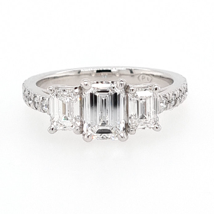 Platinum Trilogy Diamond Ring