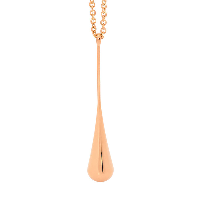 Ellani Stainless Steel Long Drop Rgp Pendant