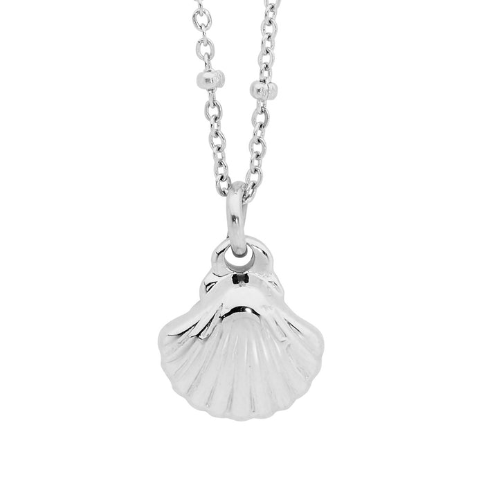Ellani Stainless Steel Shell Pendant
