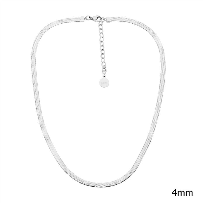 Ellani Stainless Steel 4mm Herringbone Chain