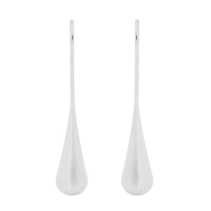 Ellani Se136s Ellani Stainless Steel Long Drop Earrings.