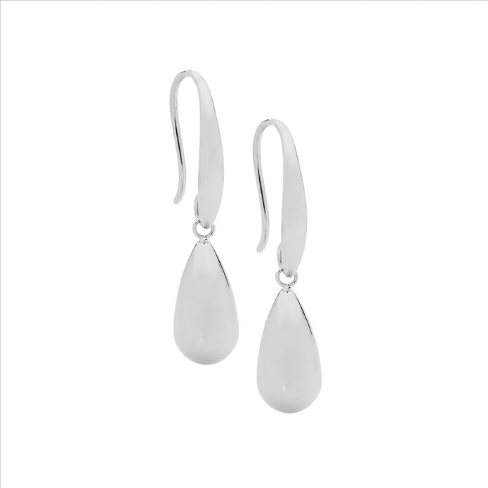 Ellani Stainless Steel Tear Drop Earrings 2