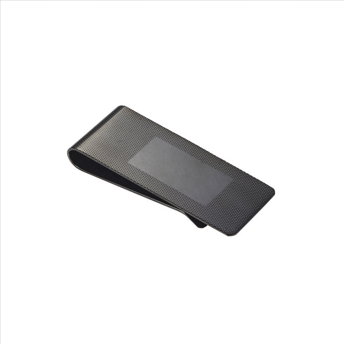 Stainless Steel Black Money Clip 2