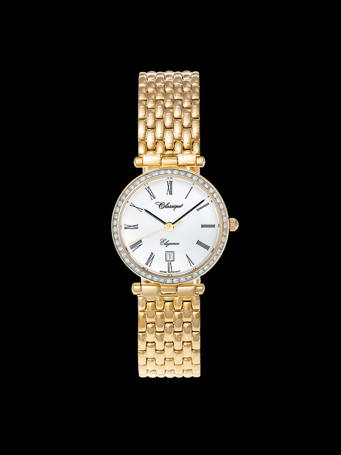 GP Stainless Steel 26mm Diamond Watch