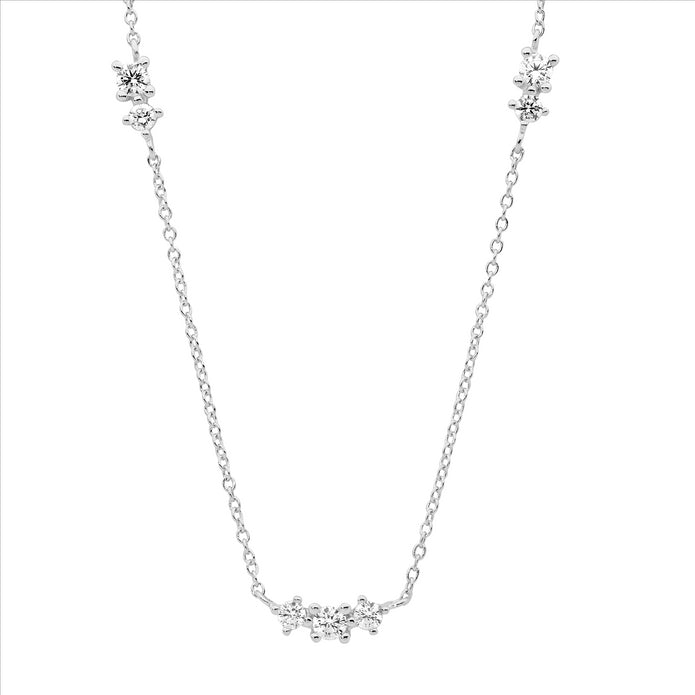 Sterling Silver CZ Necklace