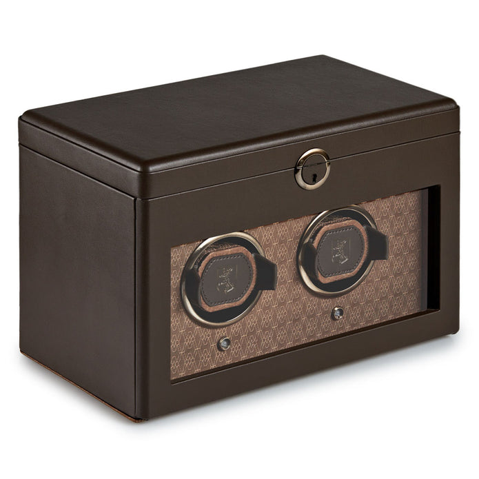 WOLF 190 Years Earth Double Watch Winder with Storage