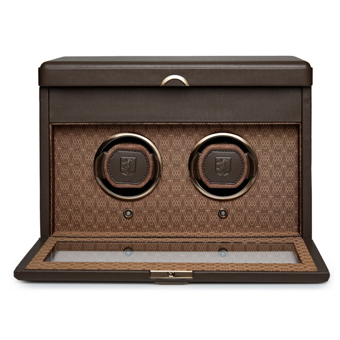 WOLF 190 Years Earth Double Watch Winder with Storage