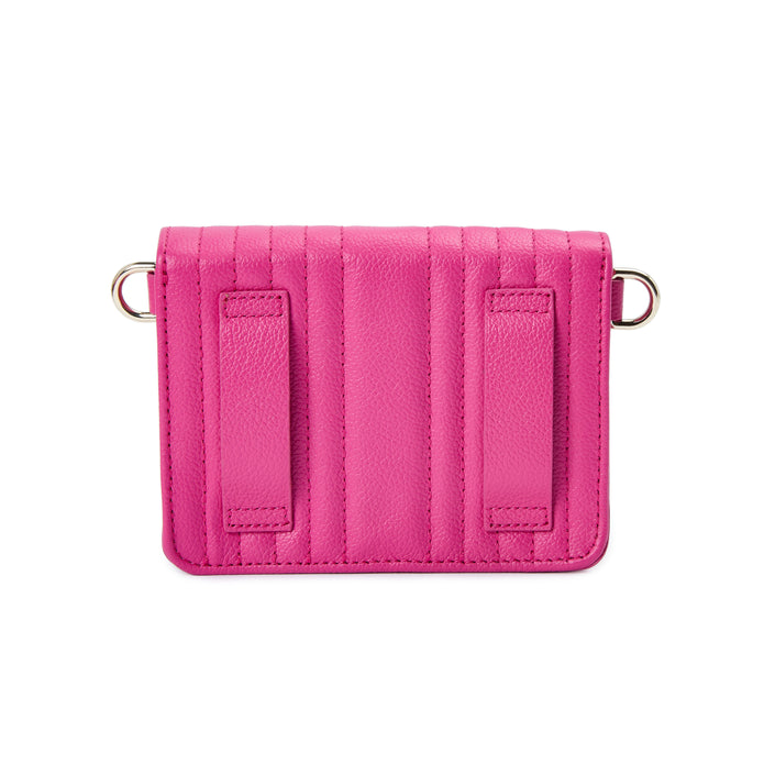 WOLF Mimi Mini Bag with Wristlet Pink Leather