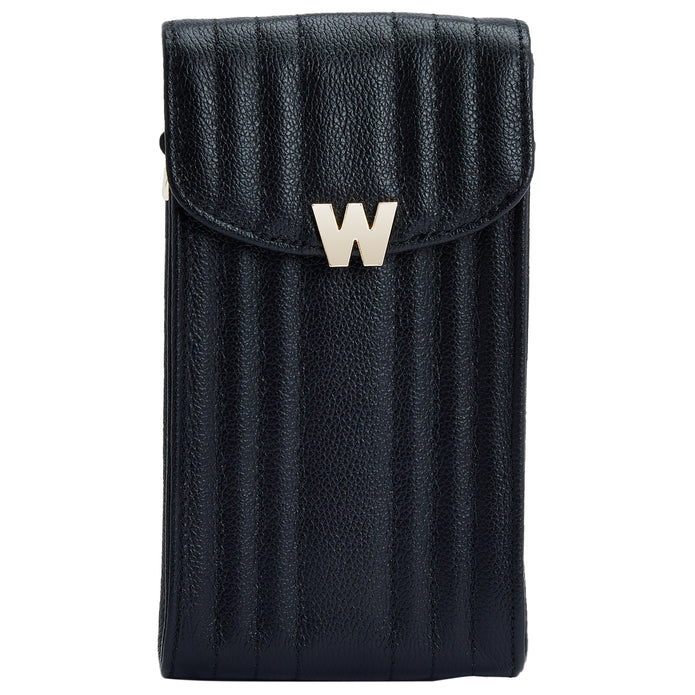 WOLF Mimi Phone Case with Wristlet Black