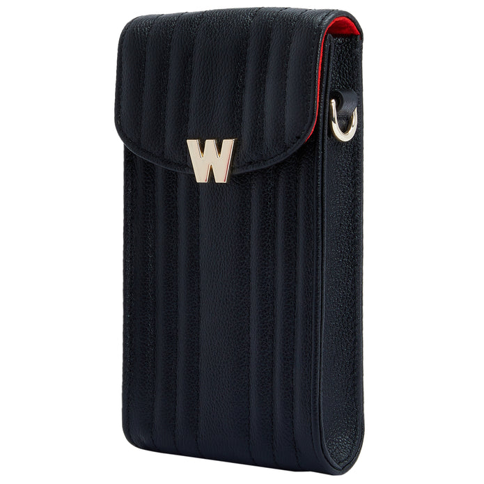 WOLF Mimi Phone Case with Wristlet Black