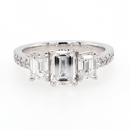 Platinum Trilogy Diamond Ring