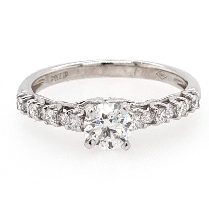 18ct White Gold Brilliant Cut Diamond Ring