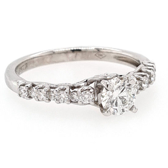 18ct White Gold Brilliant Cut Diamond Ring