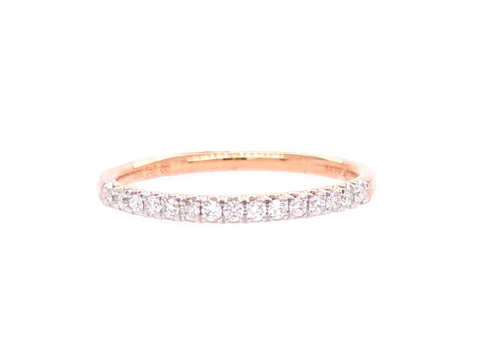 18ct Rose Gold Diamond Ring
