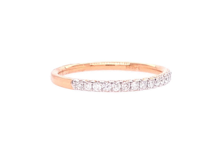 18ct Rose Gold Diamond Ring