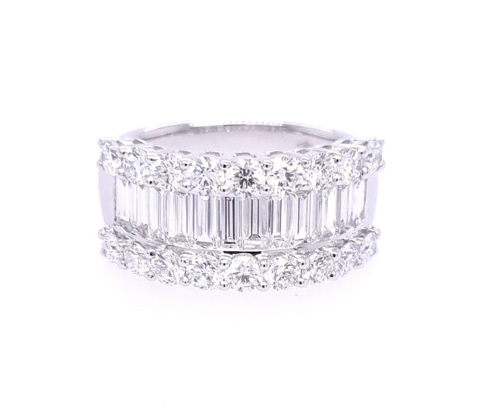 18ct White Gold Diamond Ring 6
