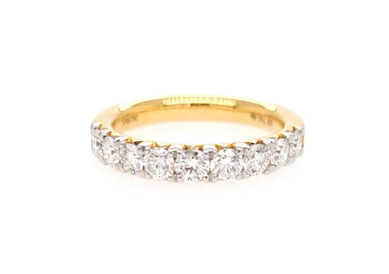 18ct Yellow And White Gold Diamond Ring 3