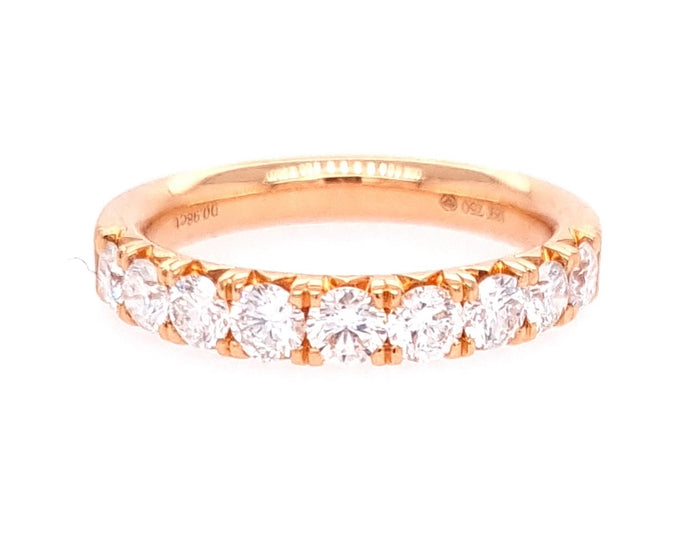 18ct Rose Gold Diamond Ring 6