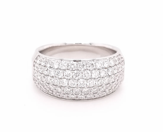18ct White Gold Diamond Ring 10