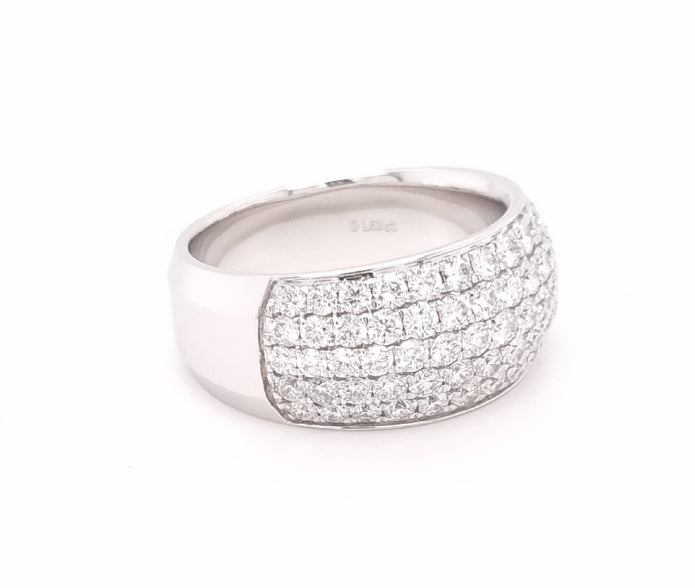 18ct White Gold Diamond Ring 10