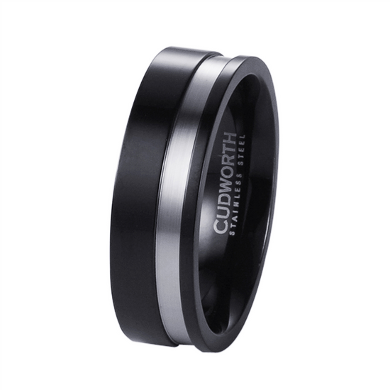 Cudworth Stainless Steel/ Ip Black Ring