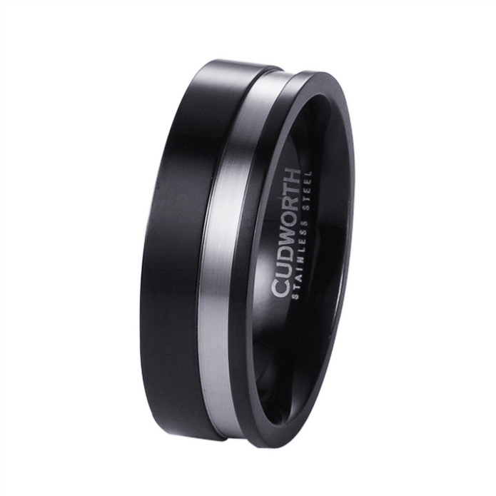 Cudworth Stainless Steel/ Ip Black Ring