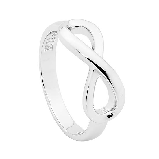 Ellani Sterling Silver Infinity Ring