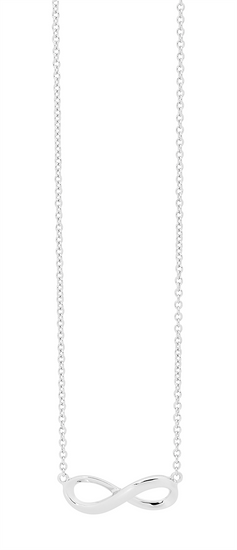 Ellani Sterling Silver Infinity Neklace
