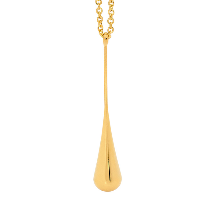 Ellani Stainless Steel Long Drop Gp Pendant