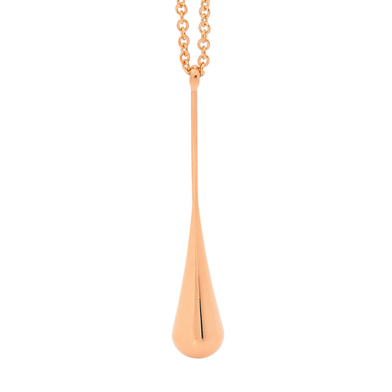 Ellani Stainless Steel Long Drop Rgp Pendant