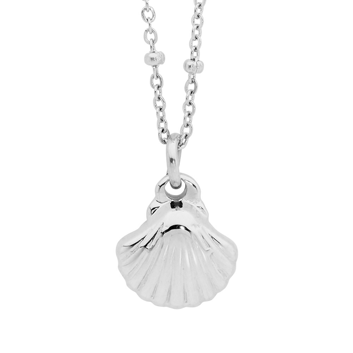 Ellani Stainless Steel Shell Pendant
