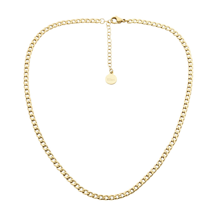 Ellani Stainless Steel Ygp Curb Chain Necklace