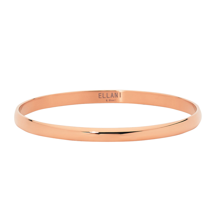 Ellani Stainless Steel 5mm Rgp Bangle