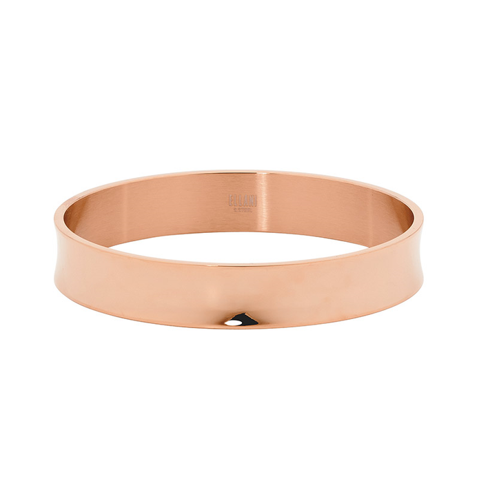 Ellani Stainless Steel Rgp 12mm Wide Bangle
