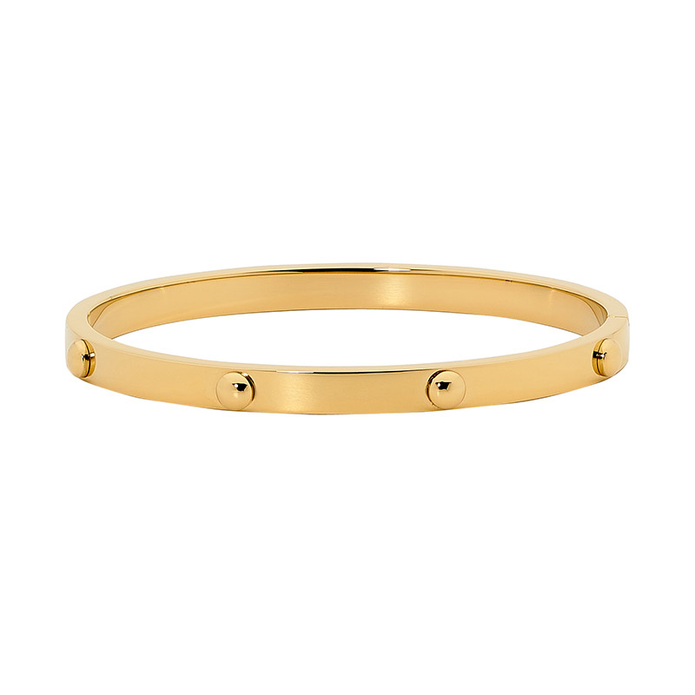 Ellani Stainless Steel Gp Stud Bangle