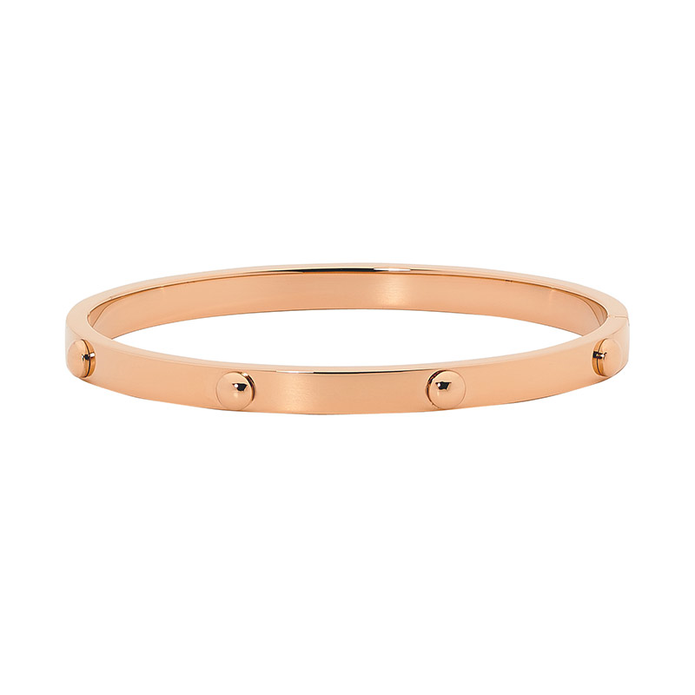 Ellani Stainless Steel Rgp Stud Bangle