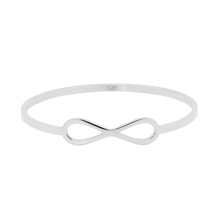 Ellani Stainless Steel Infinity Bangle