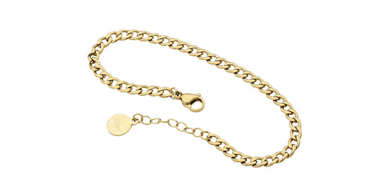 Ellani Stainless Steel Ygp Curb Chain Bracelet