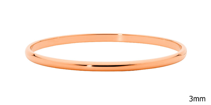 Ellani Stainless Steel Rgp 3mm Bangle