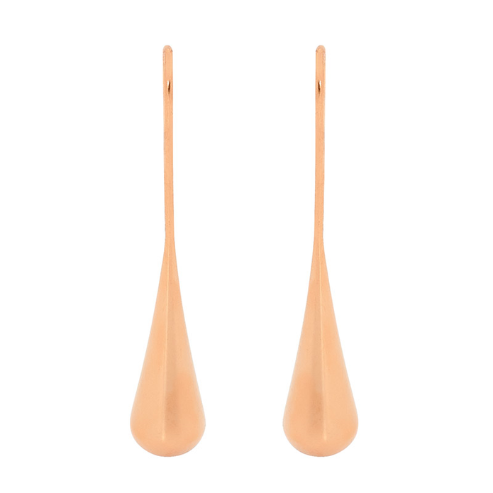 Ellani Stainless Steel Long Drop Rgp Earrings