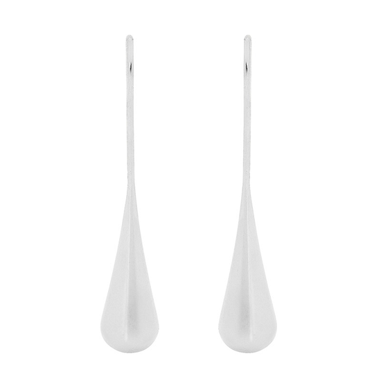 Ellani Se136s Ellani Stainless Steel Long Drop Earrings.